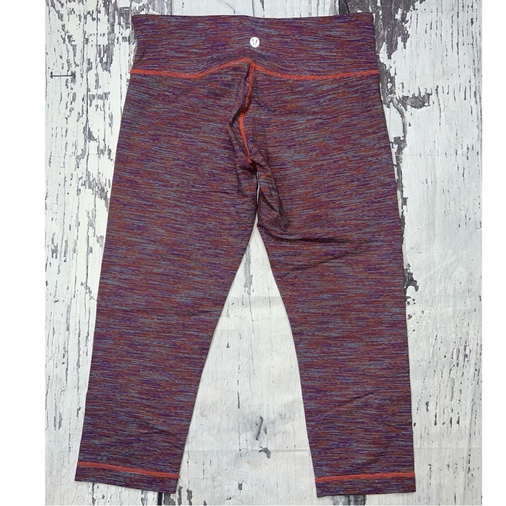 Lululemon Multi-Color Wee Stripe Capri Leggings - Size 8